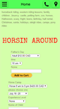 Mobile Screenshot of horsinaround.ca